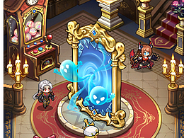 古堡探險《Pixel Saga: Squad RPG》場景