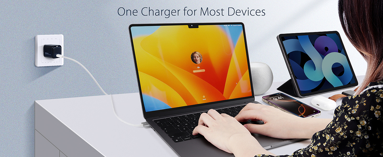 Gan 33W USB-C Charger（图ZNDAzNDY0OTg0） - 电子产品 - 站酷设计师笨猪妮原创素材 - 站酷ZCOOL