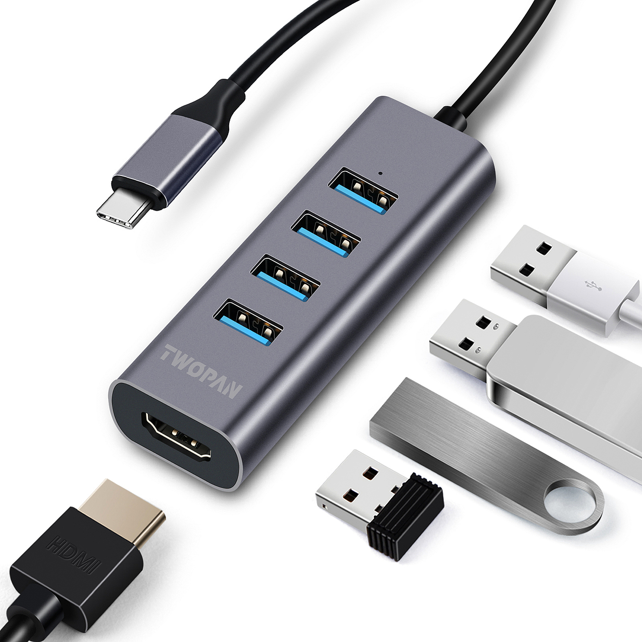 USB-C Hub（图ZNDAzNDY2MDUy） - 生活用品 - 站酷设计师笨猪妮原创素材 - 站酷ZCOOL
