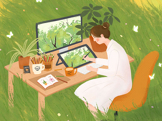 累了就看看这片绿色，治愈所有不开心