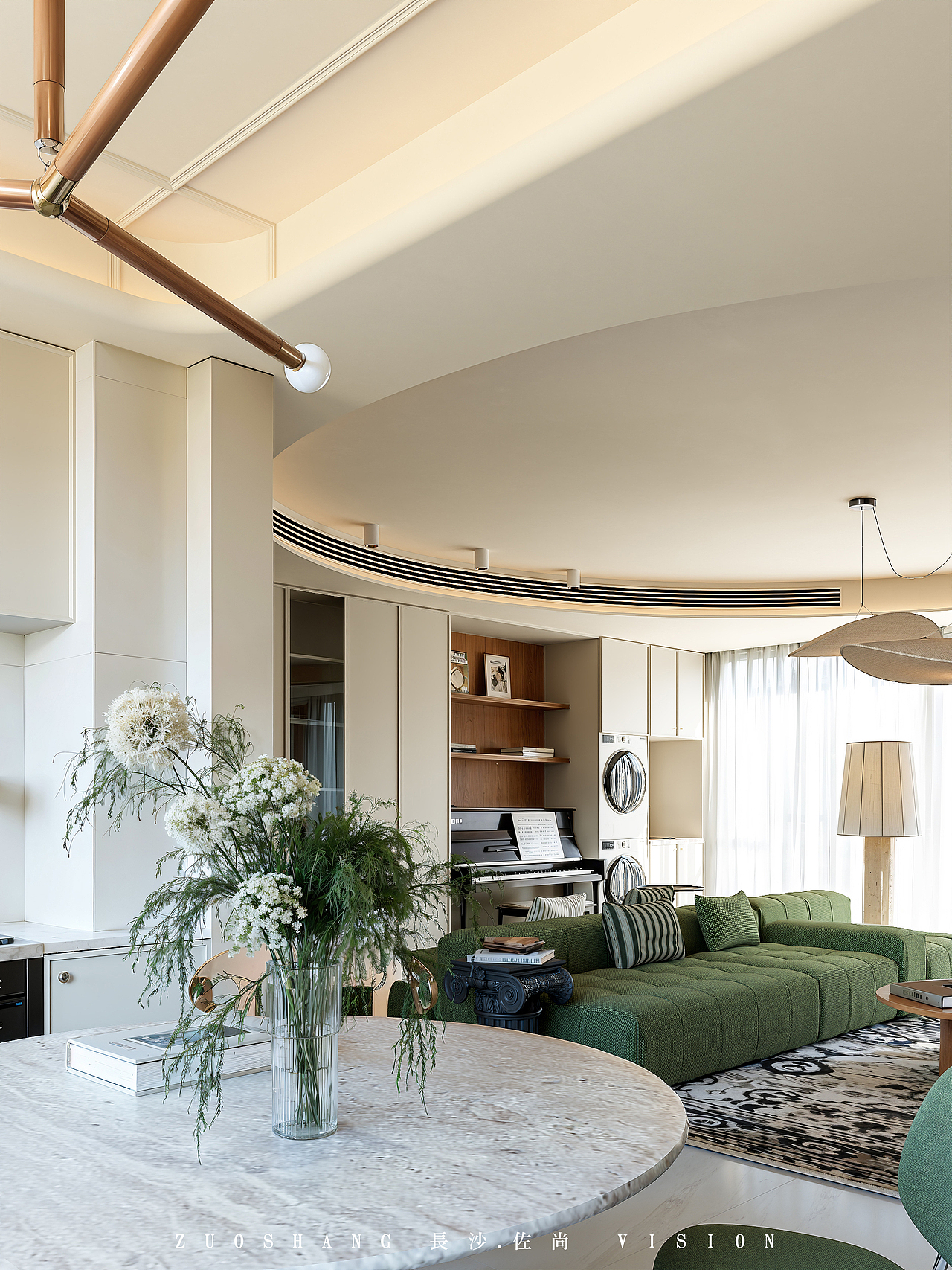 奶油侘寂 + 复古中古风-长沙佐尚视觉（图ZNDAzNDc0Nzk2） - 家装设计 - 站酷设计师佐尚效果图官方原创素材 - 站酷ZCOOL