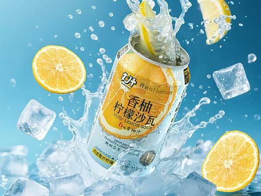 丸十柠檬沙瓦汽水拍摄