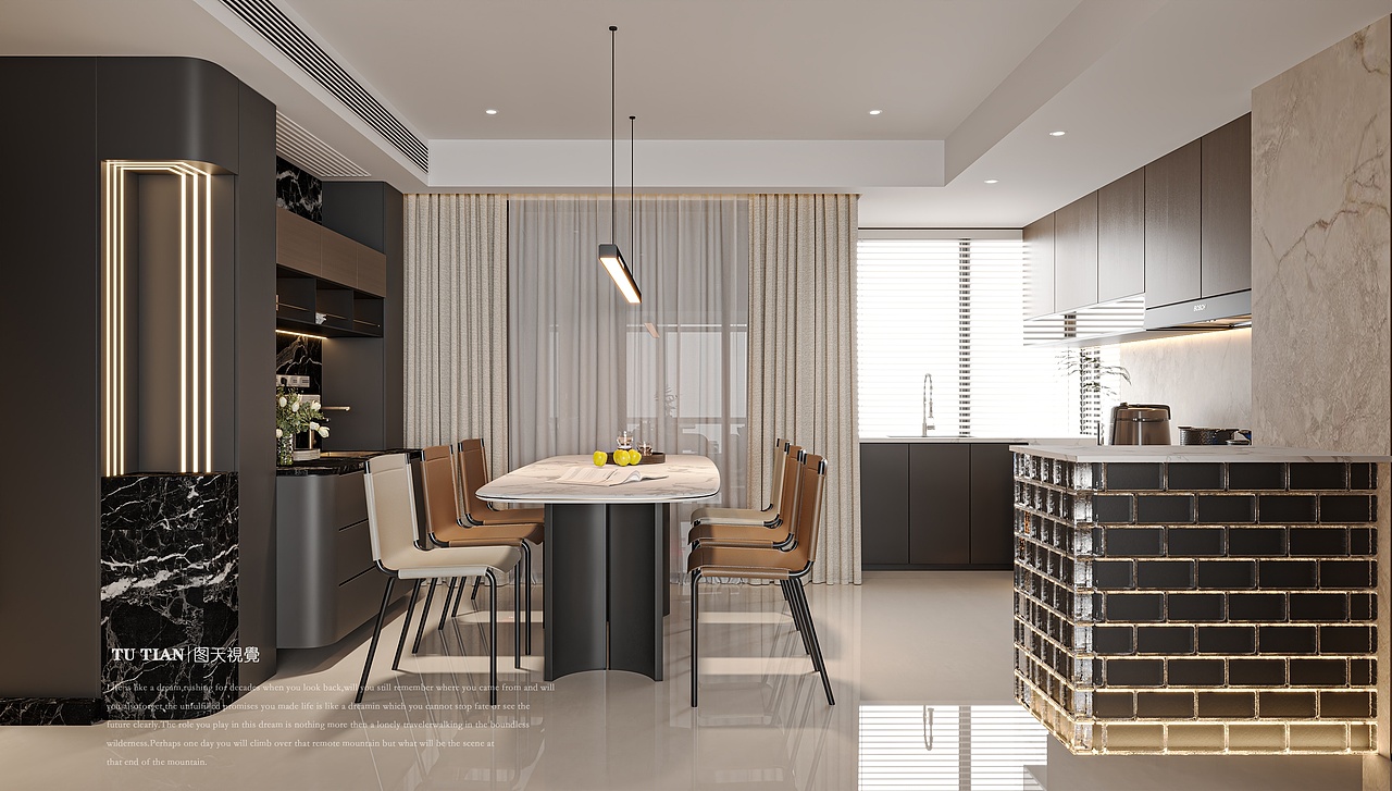 意式大平层yyds✨🖤（图ZNDAzNDg2NTg4） - 家装设计 - 站酷设计师图天设计suki原创素材 - 站酷ZCOOL