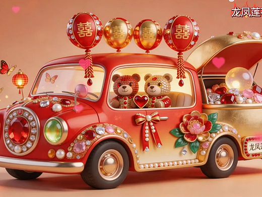 龙凤莲花仓宇宙的Q版小花车系列(二)来了