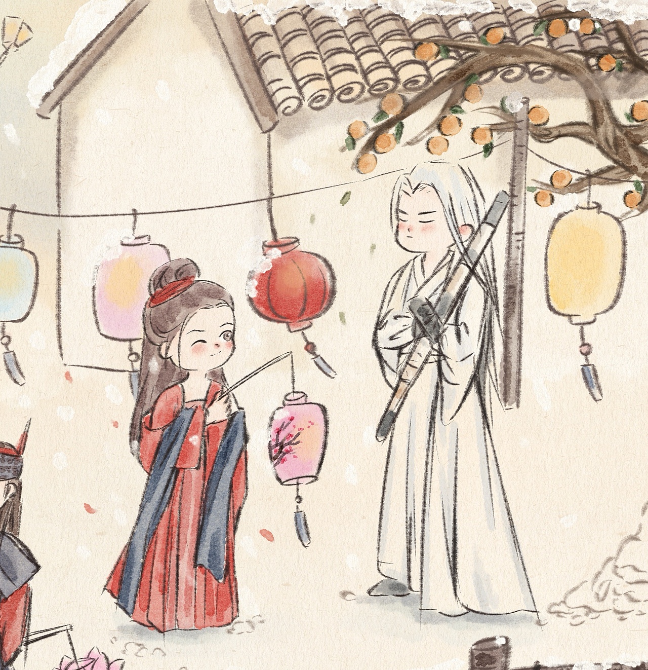 当镖人变成画里小可爱（图ZNDAzNDg5MjE2） - 绘本 - 站酷设计师小人物不简单1原创素材 - 站酷ZCOOL