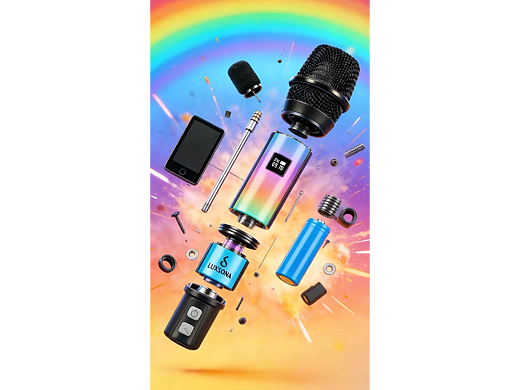 彩色麦克风开箱