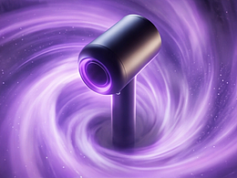 AI吹风机动画视频