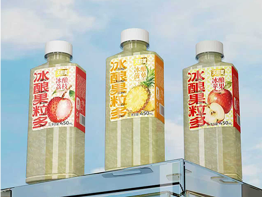 《冰酿果粒多》系列包装视觉设计