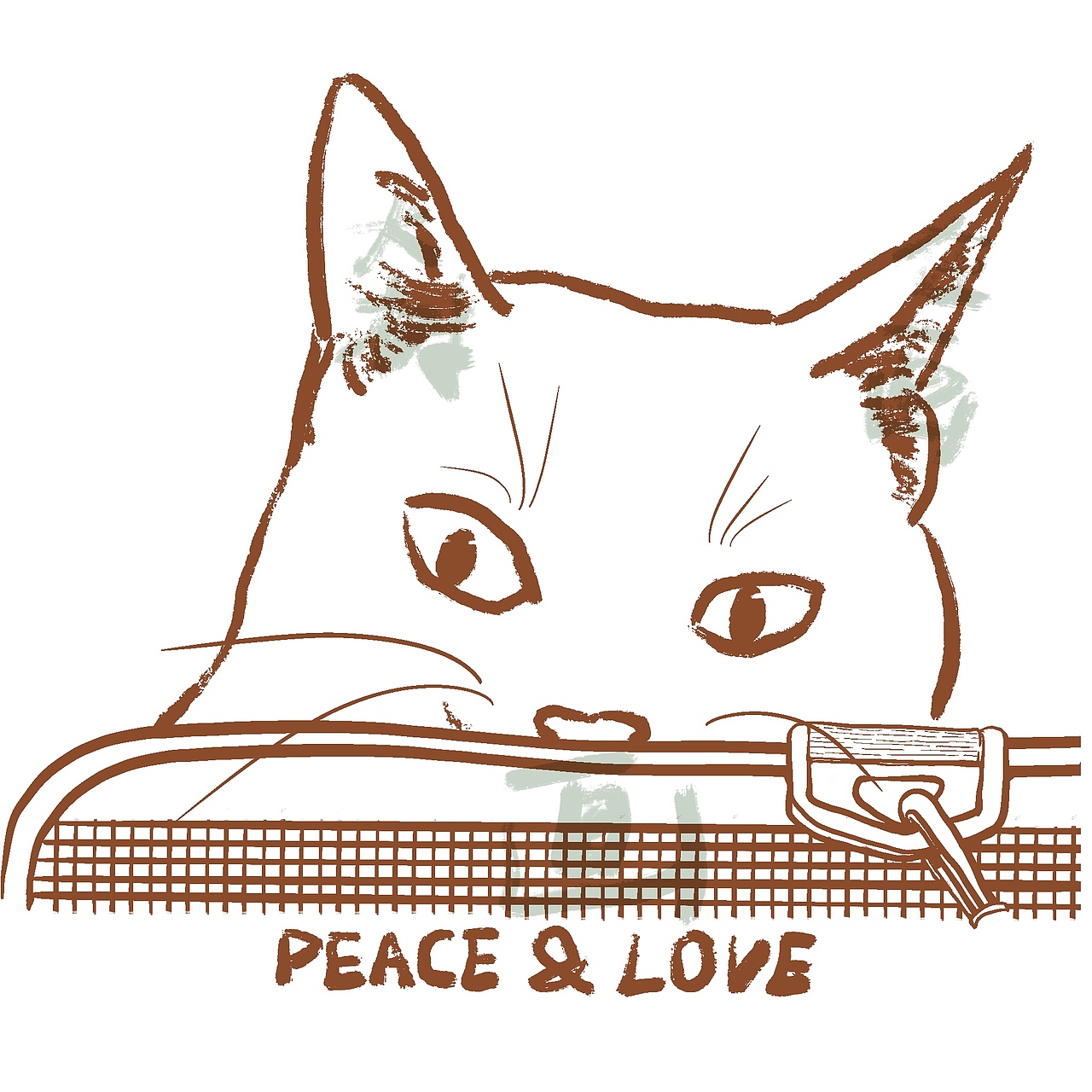 偷窥的咪 | 原创插画 | 服装、包包、手机壳等图案设计（图ZNDAzNDk5MjUy） - 商业插画 - 站酷设计师jacaranda0306原创素材 - 站酷ZCOOL