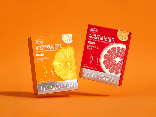 風河-水凝纤维饱感饮包装设计