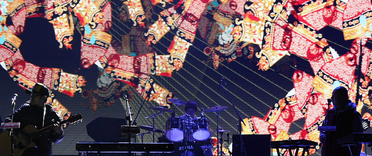 咪咕音乐X黑撒乐队/新专辑首唱会/视觉多媒体设计制作（图ZNDAzNTEyOTY4） - 舞台美术 - 站酷设计师默像工作室原创素材 - 站酷ZCOOL