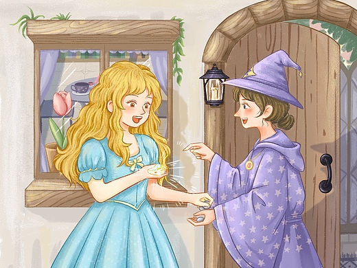 拇指姑娘-新编-1（个人主页-ZNzMyNDgyMDQ=） - 儿童插画 - 站酷设计师青息原创素材 - 站酷ZCOOL