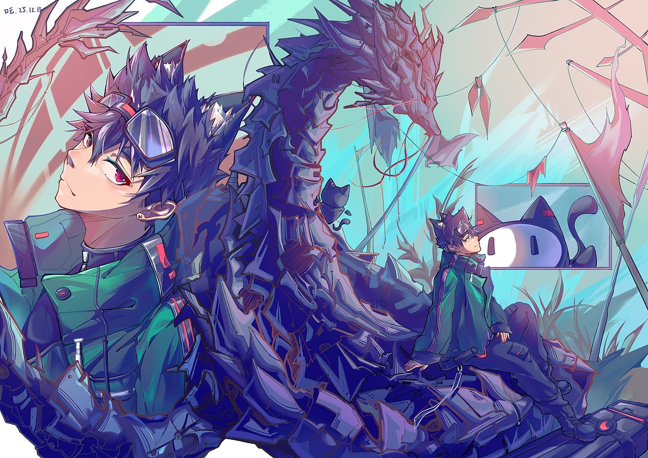 「探索」其四（图ZNDAzNTE3NzI0） - 艺术插画 - 站酷设计师呍hong原创素材 - 站酷ZCOOL