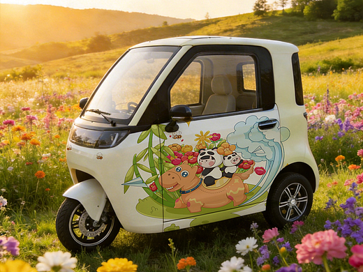 幸福一家人-米粒E1車貼（個人主頁-ZNzMyNDkxNjg=） - 機(jī)械/交通 - 站酷設(shè)計師lierailisi原創(chuàng)素材 - 站酷ZCOOL