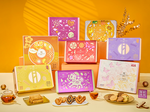 马年饼食产品摄影 | 蛋卷、曲奇、蝴蝶酥