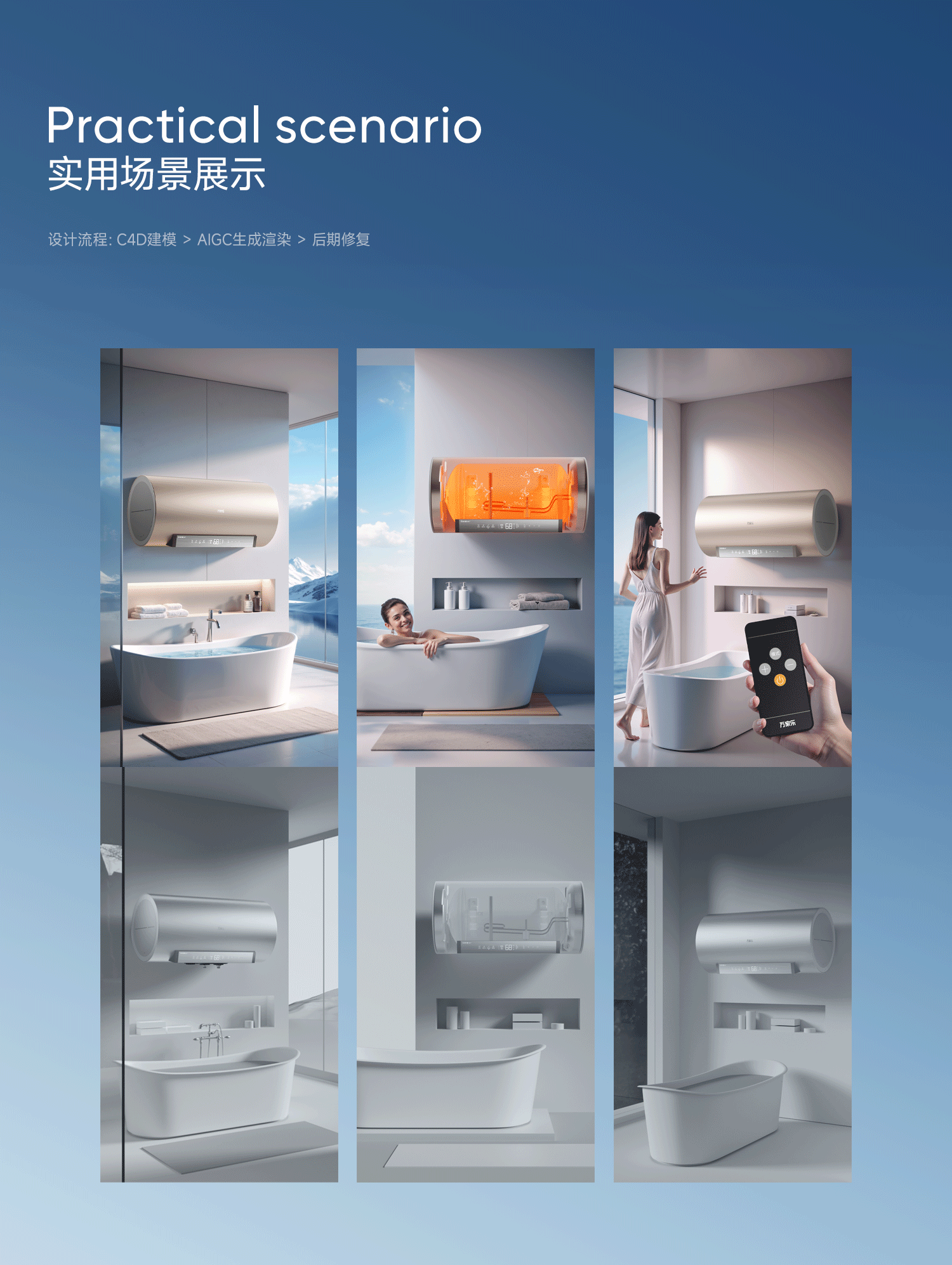 万家乐无电洗电热水器 详情页（图ZNDAzNTI4Nzk2） - 电商 - 站酷设计师YeaKen原创素材 - 站酷ZCOOL