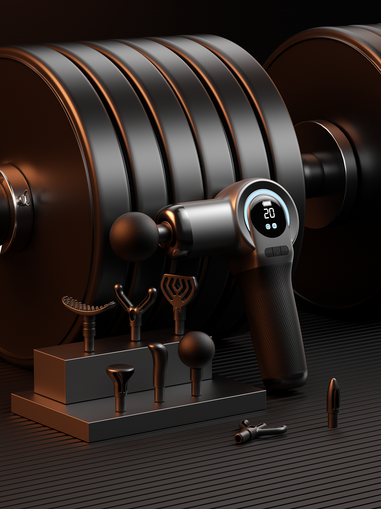 筋膜枪/筋膜仪（图ZNDAzNTMxNDU2） - 产品 - 站酷设计师亿意视频工作室原创素材 - 站酷ZCOOL