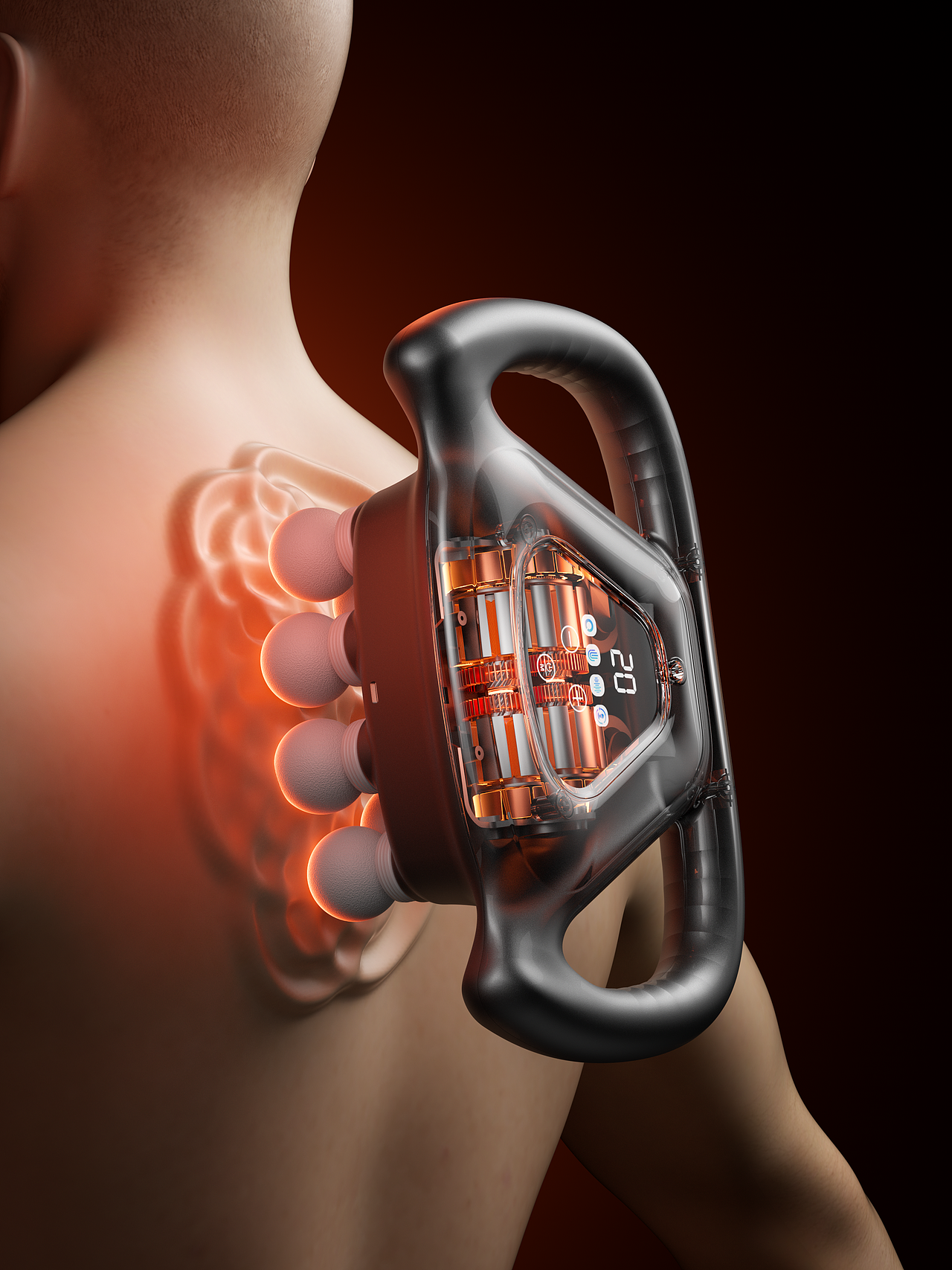 筋膜枪/筋膜仪（图ZNDAzNTMxNDg4） - 产品 - 站酷设计师亿意视频工作室原创素材 - 站酷ZCOOL