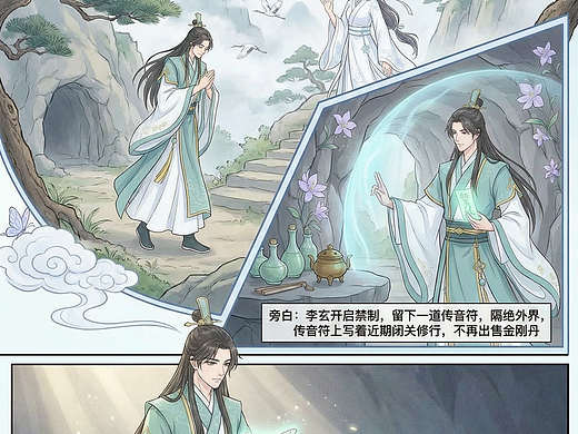 《师弟，你的丹药太不正经了》 第18话（个人主页-ZNzMyNTAwMDg=） - 中/长篇漫画 - 站酷设计师AI快漫画原创素材 - 站酷ZCOOL