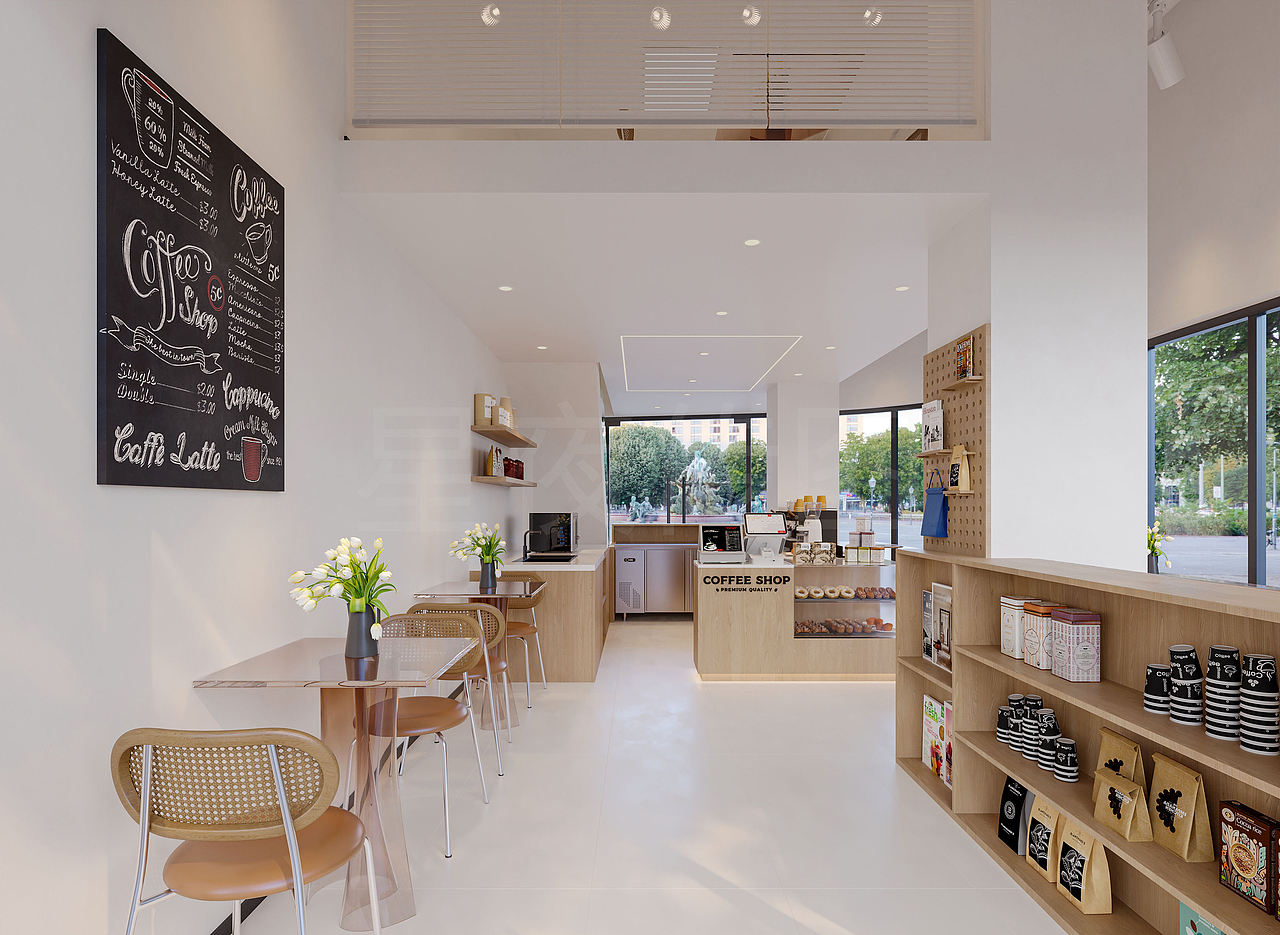 工装-咖啡店（图ZNDAzNTMyNzI0） - 商业空间设计 - 站酷设计师佟玥玥原创素材 - 站酷ZCOOL