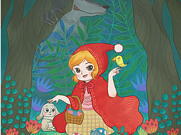 小紅帽的森林奇遇｜原創(chuàng)兒童插畫(huà)