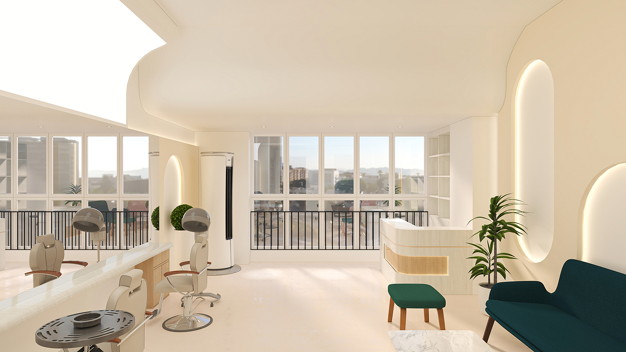 发廊-私人订制（图ZNDAzNTM2NTc2） - 商业空间设计 - 站酷设计师丁点文化原创素材 - 站酷ZCOOL