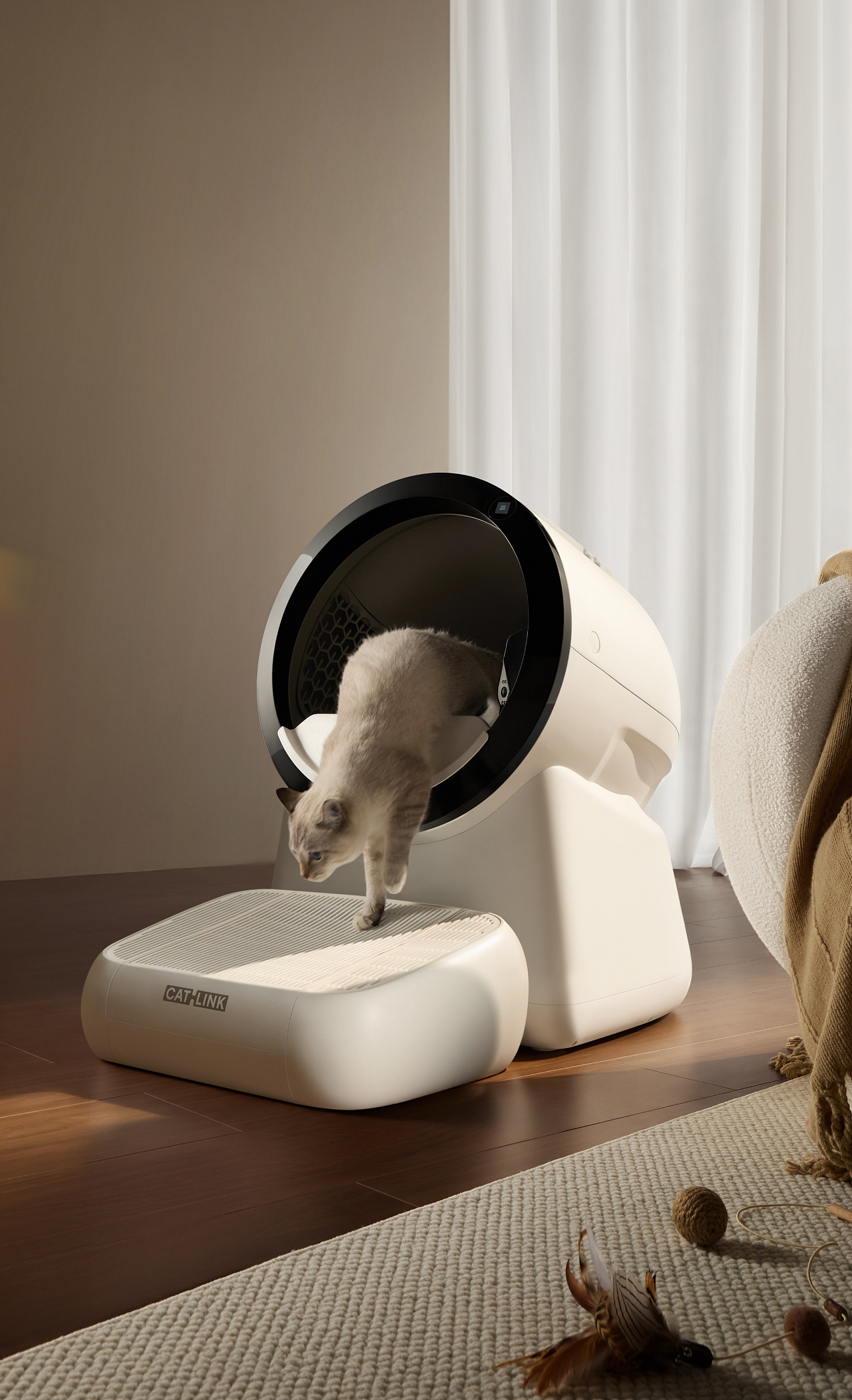 大白智能猫砂盆 | CATLINK x 当下视觉（图ZNDAzNTM5NzYw） - 产品摄影 - 站酷设计师当下视觉摄影原创素材 - 站酷ZCOOL