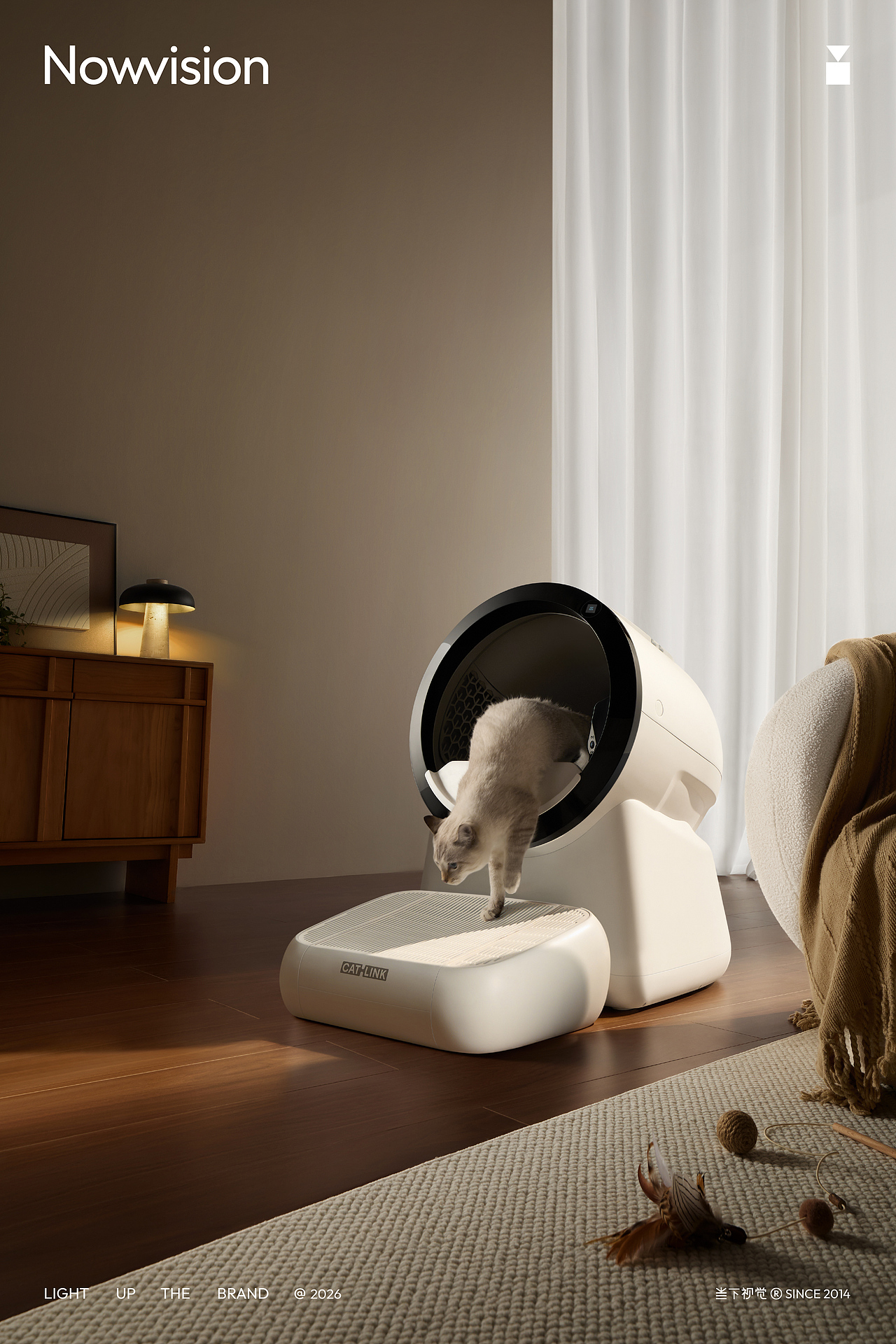 大白智能猫砂盆 | CATLINK x 当下视觉（图ZNDAzNTM5OTM2） - 产品摄影 - 站酷设计师当下视觉摄影原创素材 - 站酷ZCOOL