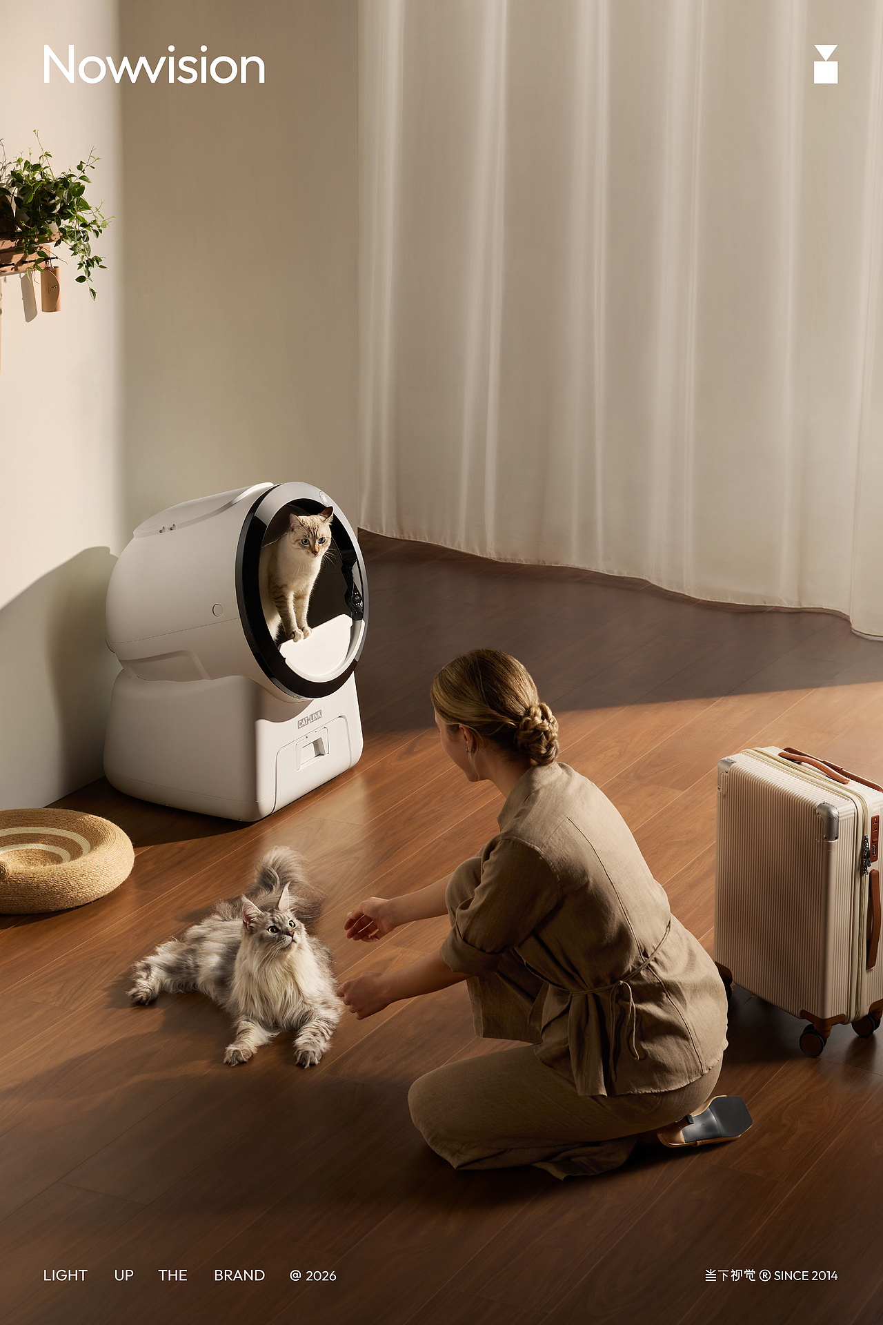 大白智能猫砂盆 | CATLINK x 当下视觉（图ZNDAzNTM5OTI4） - 产品摄影 - 站酷设计师当下视觉摄影原创素材 - 站酷ZCOOL