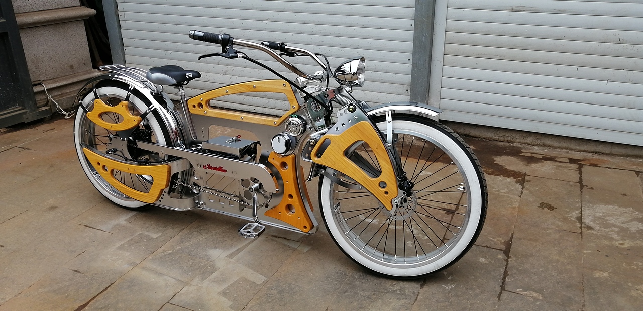 美式复古的电动巡航哈雷车（图ZNDAzNTQzMzI4） - 机械/交通 - 站酷设计师复古狂人麦帮发原创素材 - 站酷ZCOOL