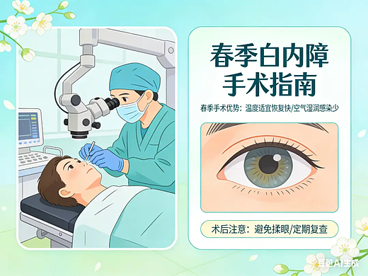 春季做白内障手术更容易恢复吗？天津普瑞眼科医院单明华主任道出真相！