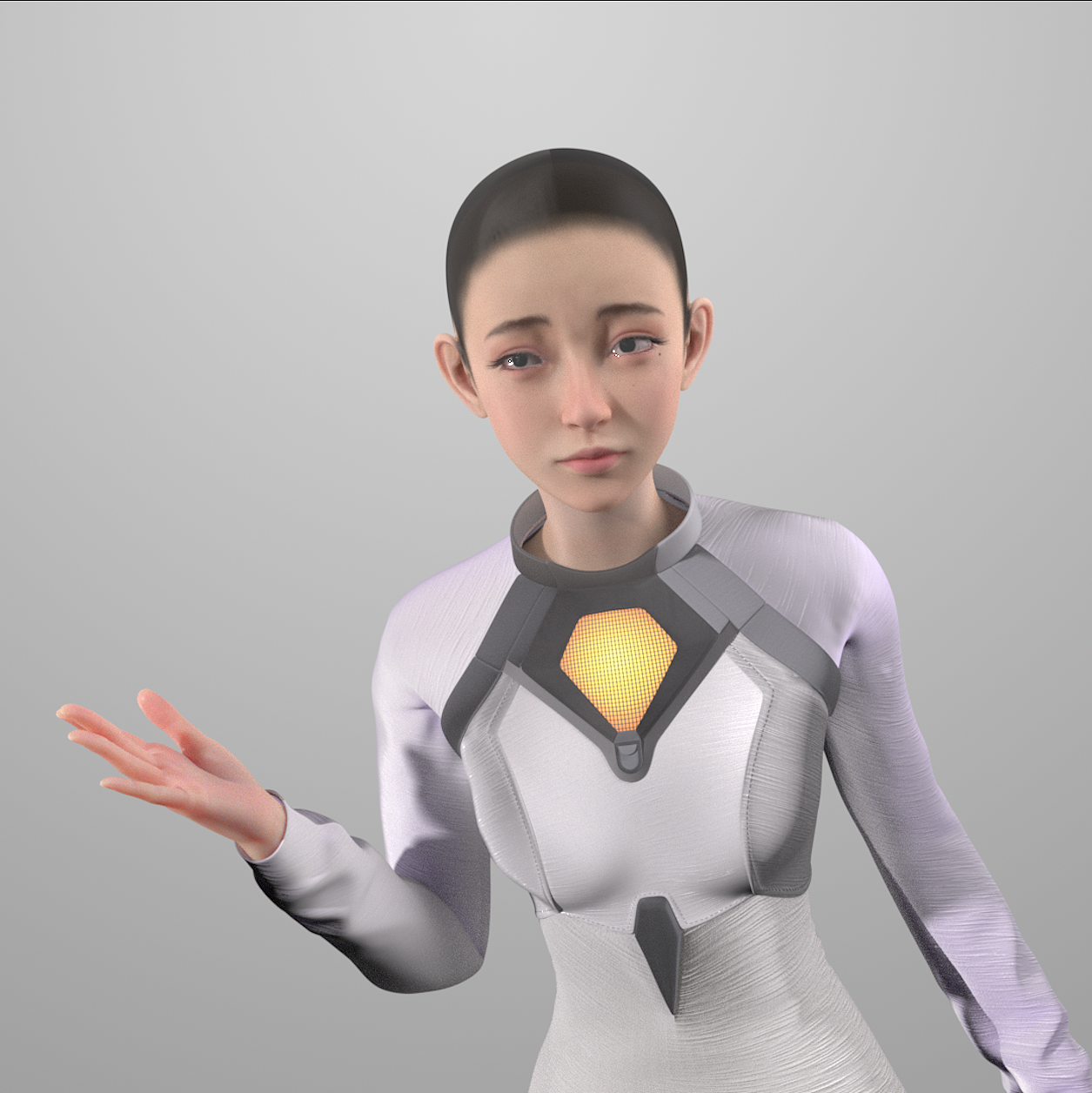 湖南卫视数字人-小漾片段（图ZNDAzNTQ2MTY4） - 人物/生物 - 站酷设计师Bayman_Li原创素材 - 站酷ZCOOL