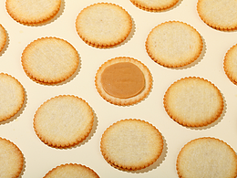 美食摄影 电商摄影 饼干 烘焙拍摄 花生夹心饼干