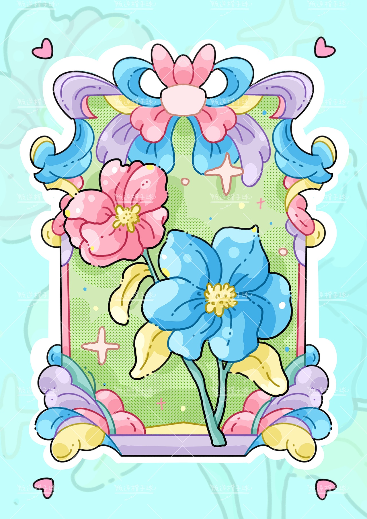 小物插画卡（图ZNDAzNTQ5NTEy） - 创作习作 - 站酷设计师叛逆橙子球原创素材 - 站酷ZCOOL