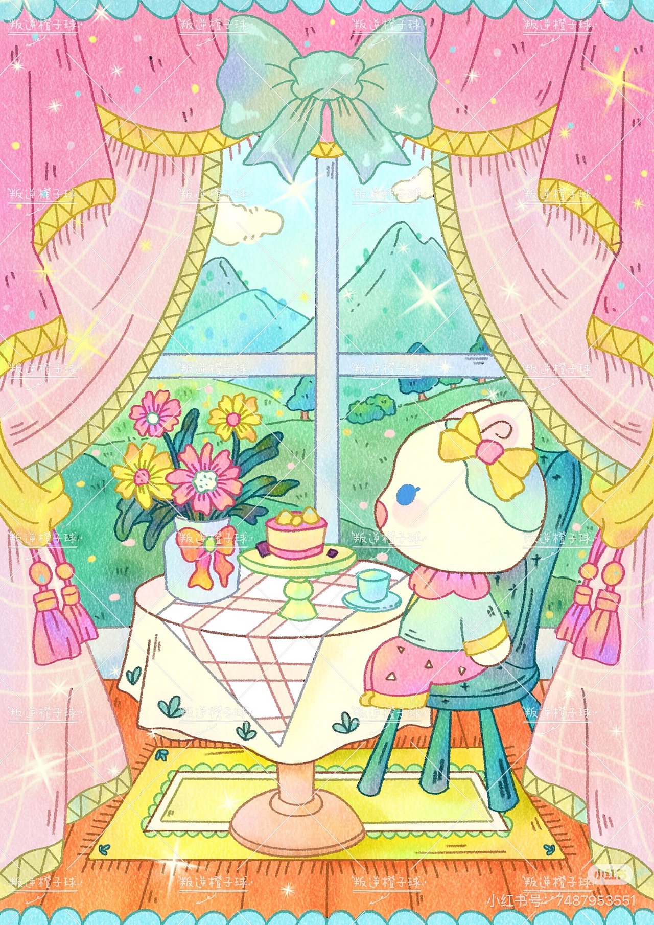 春日浪漫（图ZNDAzNTUxMzU2） - 创作习作 - 站酷设计师叛逆橙子球原创素材 - 站酷ZCOOL