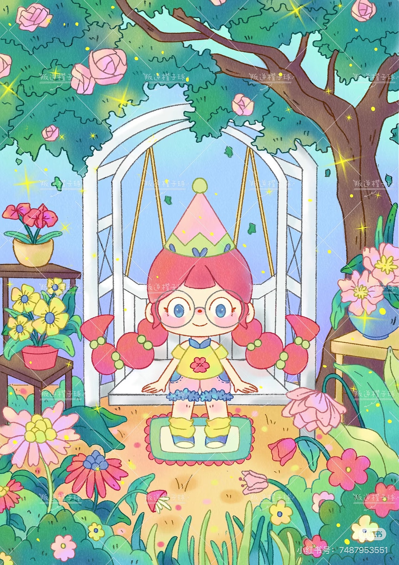 春日浪漫（图ZNDAzNTUxMzYw） - 创作习作 - 站酷设计师叛逆橙子球原创素材 - 站酷ZCOOL