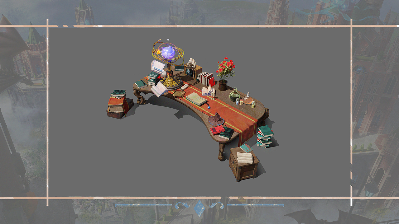 室内——禁忌书库（图ZNDAzNTU0ODAw） - 游戏原画 - 站酷设计师饭团ooooo原创素材 - 站酷ZCOOL