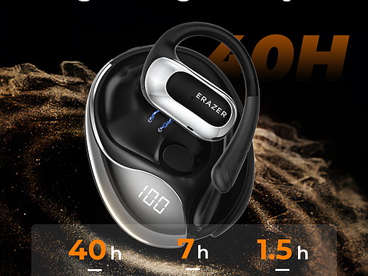 AI翻译耳机产品渲染及跨境电商主图&高级A+