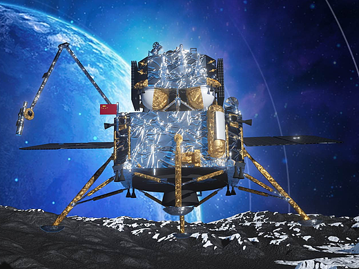 卫星探测月球科技（个人主页-ZNzMyNTI1NTI=） - 场景 - 站酷设计师U咔嚓U原创素材 - 站酷ZCOOL