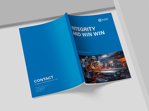 一希品牌设计---电子设备零件画册宣传册设计