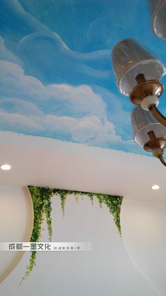 酒吧墙绘 风景壁画 风景墙绘 都墙绘 天顶壁画（图ZNDAzNTY1MDk2） - 绘画 - 站酷设计师墙绘壁画原创素材 - 站酷ZCOOL