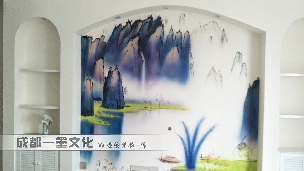酒吧墙绘 风景壁画 风景墙绘 都墙绘 天顶壁画（图ZNDAzNTY1MDY0） - 绘画 - 站酷设计师墙绘壁画原创素材 - 站酷ZCOOL