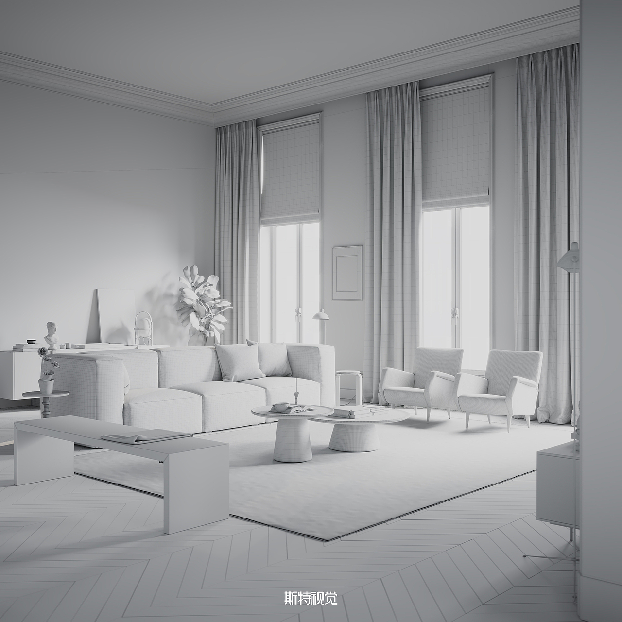 现代公寓 by 斯特视觉（图ZNDAzNTY1OTYw） - 建筑/空间 - 站酷设计师沉海原创素材 - 站酷ZCOOL