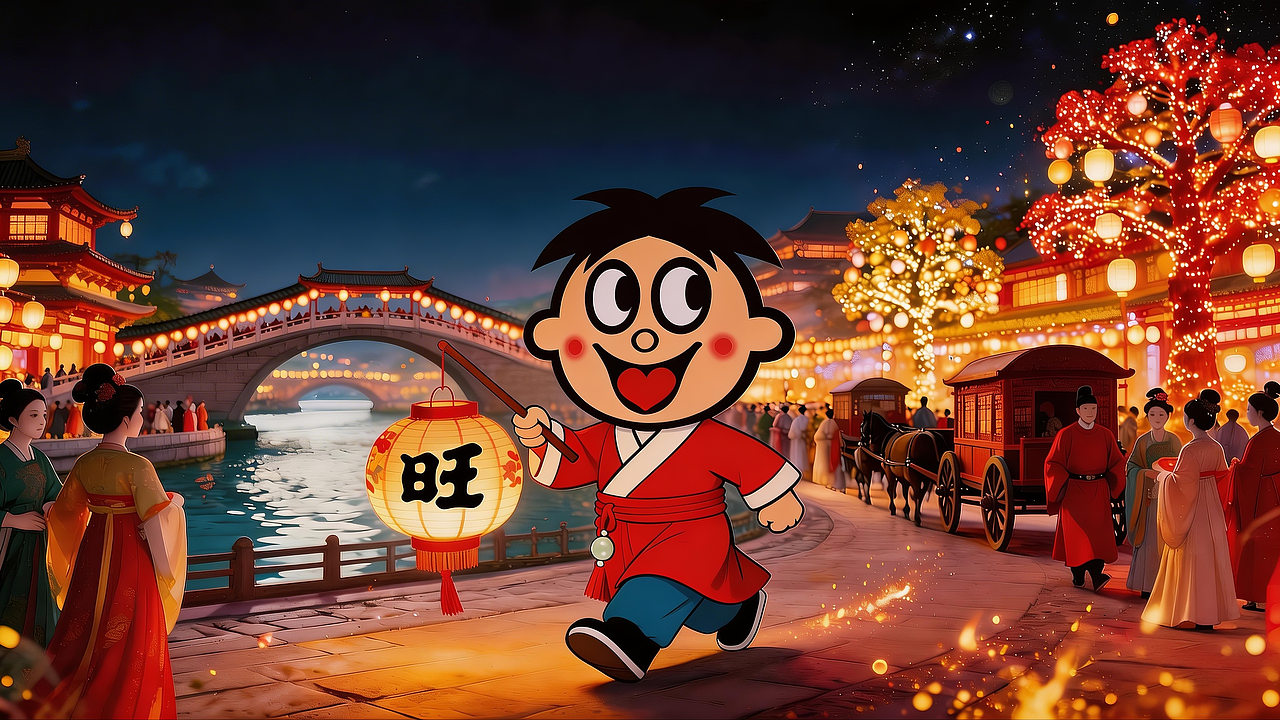 旺旺 IP 沉浸式演绎传统年俗（图ZNDAzNTc4Nzky） - AI作品 - 站酷设计师凡先生很AI原创素材 - 站酷ZCOOL