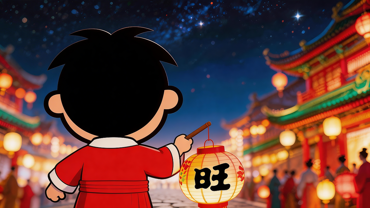 旺旺 IP 沉浸式演绎传统年俗（图ZNDAzNTc4Nzk2） - AI作品 - 站酷设计师凡先生很AI原创素材 - 站酷ZCOOL