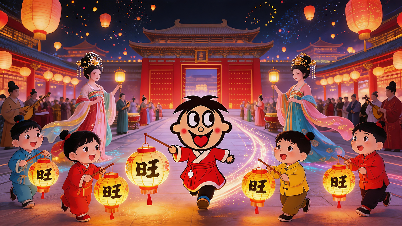 旺旺 IP 沉浸式演绎传统年俗（图ZNDAzNTc4ODA0） - AI作品 - 站酷设计师凡先生很AI原创素材 - 站酷ZCOOL
