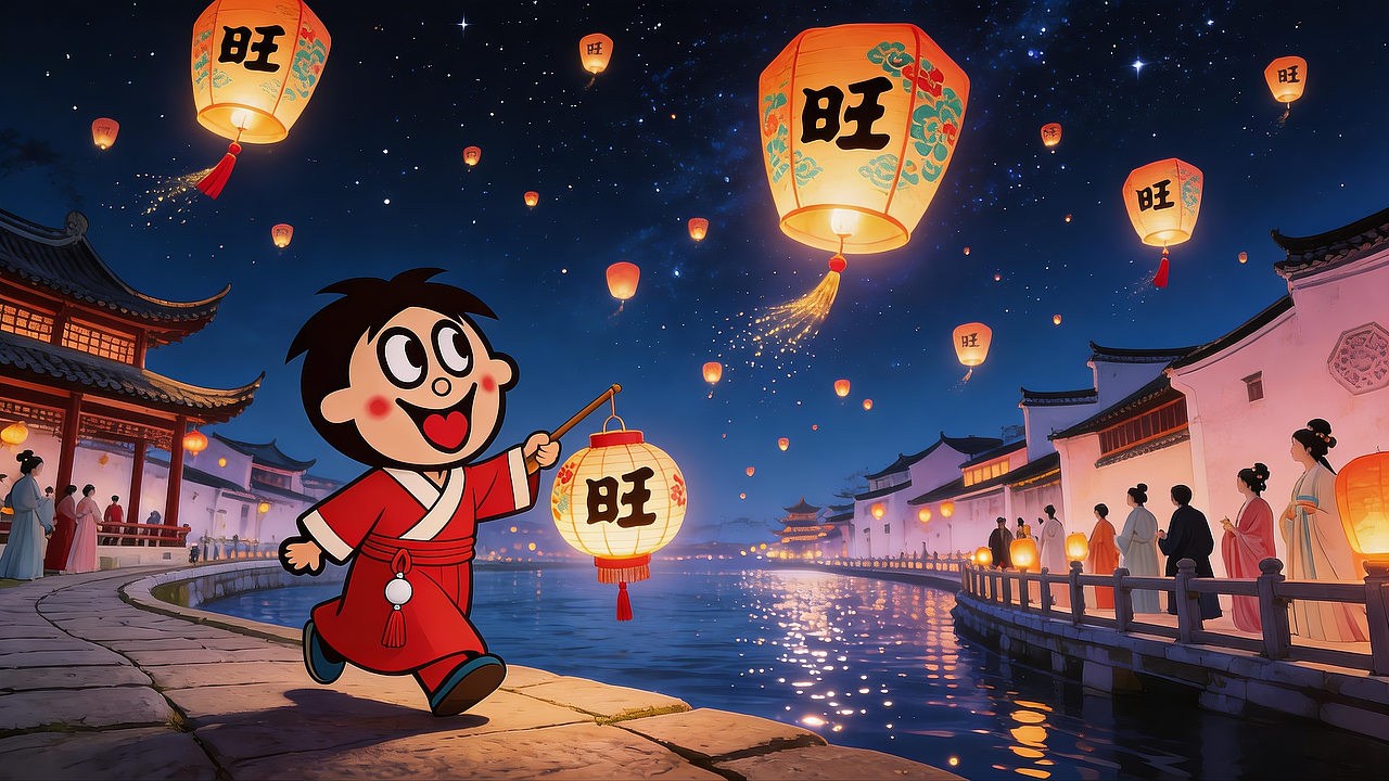 旺旺 IP 沉浸式演绎传统年俗（图ZNDAzNTc4ODE2） - AI作品 - 站酷设计师凡先生很AI原创素材 - 站酷ZCOOL