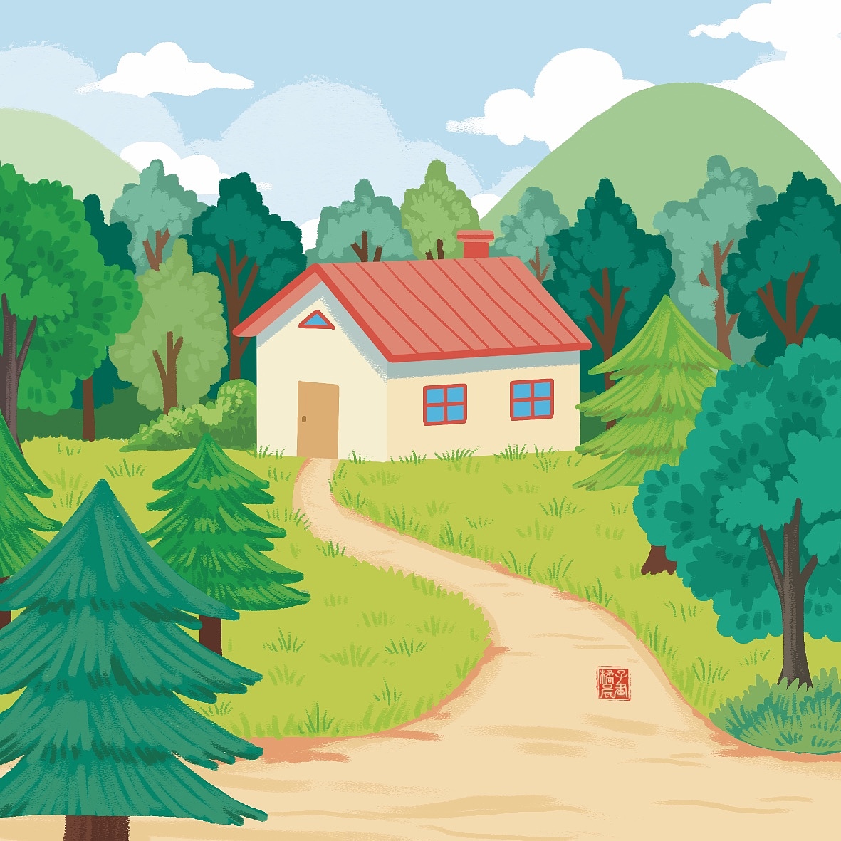 書本插圖（圖ZNDAzNTgwMDYw） - 兒童插畫 - 站酷設(shè)計(jì)師橘子晨原創(chuàng)素材 - 站酷ZCOOL