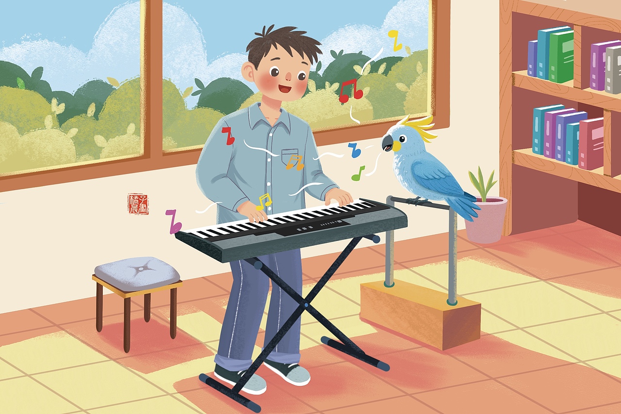 書本插圖（圖ZNDAzNTgwMDM2） - 兒童插畫 - 站酷設(shè)計(jì)師橘子晨原創(chuàng)素材 - 站酷ZCOOL