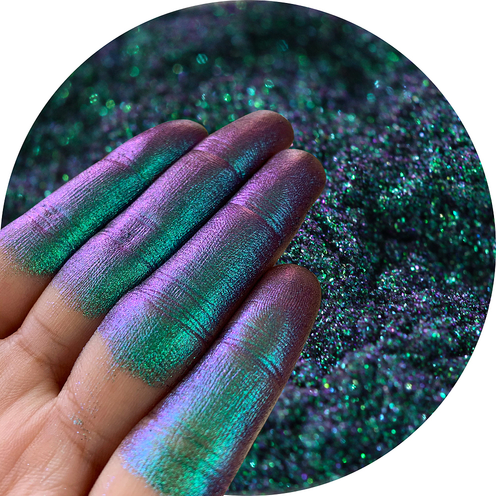 高饱和度光学极光变色龙粉末（图ZNDAzNjAwNzAw） - 产品摄影 - 站酷设计师玖柒饱饱原创素材 - 站酷ZCOOL